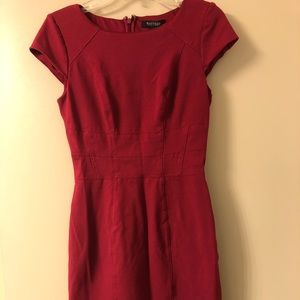 Red White House black market dress